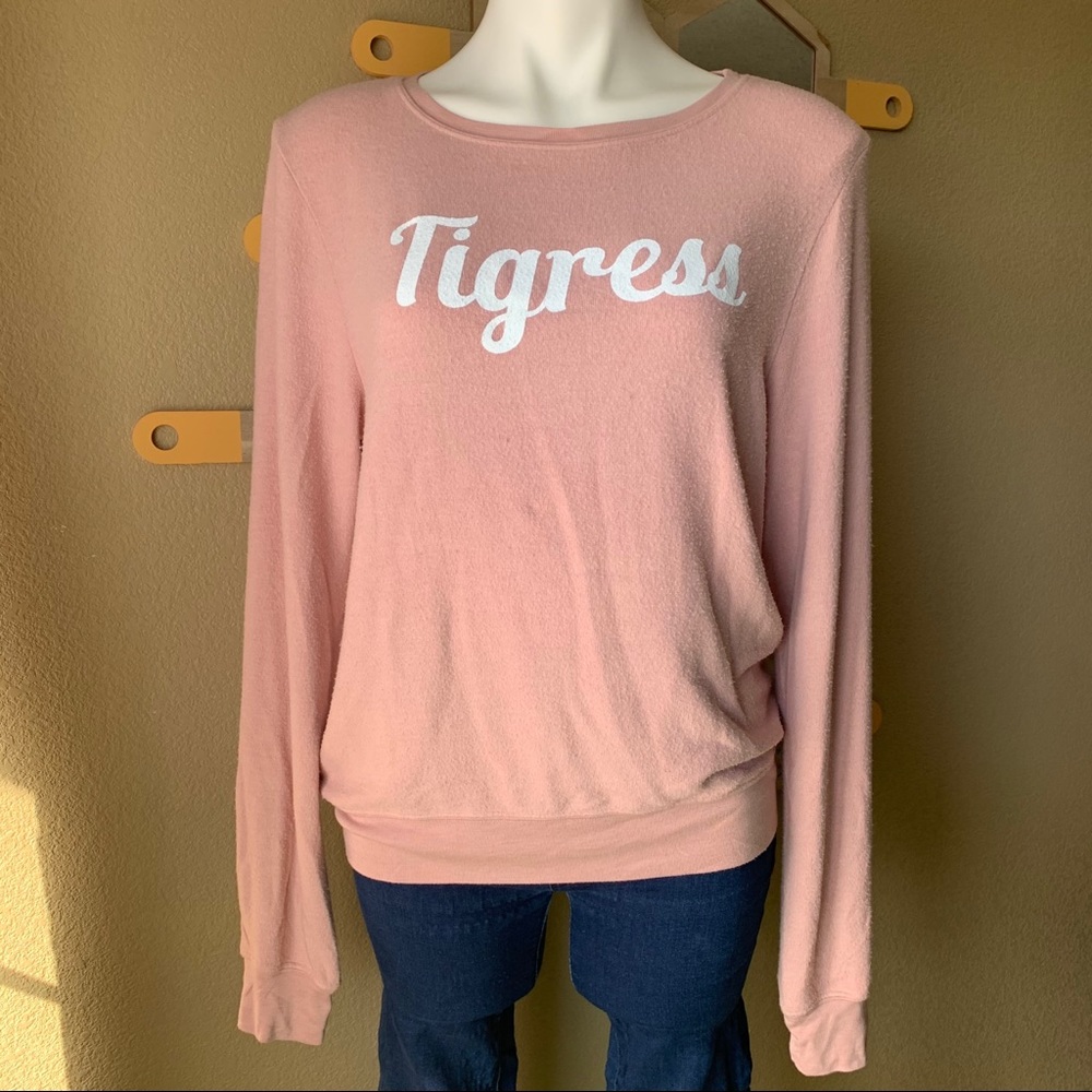 Wildfox Tigress Beach Sweatshirt Sample size small